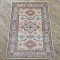 Super Kazak Rug 134cm x 96cm – Hand-Spun Ghazni Wool in Cream Tones
