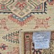 Super Kazak Rug 134cm x 96cm – Hand-Spun Ghazni Wool in Cream Tones