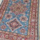 Blue Super Kazak Rug 151cm x 95cm – Hand-Knotted Tribal Wool Rug