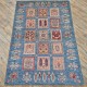 Ariana Garden Design Rug 151cm x 105cm – Blue Tone Natural Wool Rug