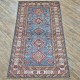 Super Kazak Rug 150cm x 90cm – Light Blue & Cream Tribal Wool Rug