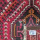 Persian Shiraz Rug 150cm x 103cm – Vegetable Dyed Hand-Spun Wool Tribal Rug