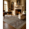 Ariana Shwal Rug 236cm x 169cm – Natural Dyes Ghazni Wool Silver Grey 