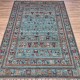 Gabbeh Rug 240cm x 175cm – Soft Blue Mixed Colours Luxury Wool Rug Authentic Afghan Gabbeh Rug 240cm x 175cm – Soft Blue Mixed Colours Luxury Wool Rug Authentic Afghan