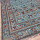 Gabbeh Rug 240cm x 175cm – Soft Blue Mixed Colours Luxury Wool Rug Authentic Afghan Gabbeh Rug 240cm x 175cm – Soft Blue Mixed Colours Luxury Wool Rug Authentic Afghan