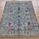Sultani Rug 193cm x 151cm – Soft Blue Ghazni Wool Rug Authentic Afghan Sultani Rug 193cm x 151cm – Soft Blue Ghazni Wool Rug Authentic Afghan