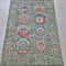 Super Fine Ariana Sultani Rug 149cm x 107cm – Rare Green Ghazni Wool Rug
