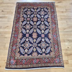 Persian Bidjar Rug 152cm x 100cm – Luxurious Kurk Wool Carpet with All-Over Design