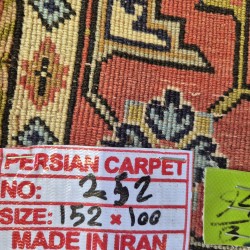 Persian Bidjar Rug 152cm x 100cm – Luxurious Kurk Wool Carpet with All-Over Design
