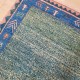 Turkish Gabbeh Rug 273x252cm – Blue Green Pink | Thick Wool Pile 