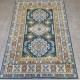 Rare Kazak Rug 181cm x 123cm – Green & Cream Handmade Wool Rug