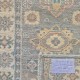 Hand-Knotted Kazak Runner 174cm x 64cm – Cream & Grey Tribal Wool Runner Hand-Knotted Kazak Runner 174cm x 64cm – Cream & Grey Tribal Wool Runner