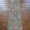 Hand-Knotted Kazak Runner 180cm x 62cm – Soft Blue Tribal Wool Runner