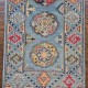 Hand-Knotted Kazak Runner 180cm x 62cm – Soft Blue Tribal Wool Runner Hand-Knotted Kazak Runner 180cm x 62cm – Soft Blue Tribal Wool Runner