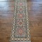 Hand-Knotted Kazak Runner 187cm x 63cm – Grey & Cream Tribal Wool Runner  Authentic Kazak
