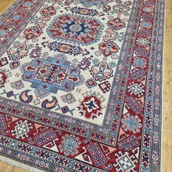 Cream Kazak Rug 298cm x 198cm