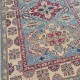 Vintage Style Kazak Rug 180cm x 121cm – Soft Blues & Cream Vegetable Dyed Wool Rug Vintage Style Kazak Rug 180cm x 121cm – Soft Blues & Cream Vegetable Dyed Wool Rug