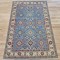 Kazak Rug 180cm x 121cm – Soft Blue & Cream Traditional Wool Rug