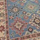 Kazak Rug 180cm x 121cm – Soft Blue & Cream Traditional Wool Rug Kazak Rug 180cm x 121cm – Soft Blue & Cream Traditional Wool Rug