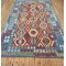Fine Afghan Kilim Rug 302x198cm – Vegetable-Dyed Wool Rug with Mixed Colours
