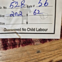 Vegetable Dyed Kilim Runner 202cm x 62cm – Handwoven Wool Flatweave