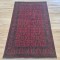 Fine Afghan Khan Mohammadi Rug 194cm x 127cm – Rich Red Tones Handmade Wool Rug 