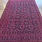 Fine Afghan Khan Mohammadi Rug 291cm x 204cm – Rich Red Tones Handmade Wool Rug 