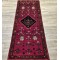 Hand-Knotted Persian Qashqai Runner 202cm x 84cm – Red Tones Wool Rug  Authentic Qashqai