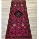Hand-Knotted Persian Qashqai Runner 202cm x 84cm – Red Tones Wool Rug Authentic Qashqai Hand-Knotted Persian Qashqai Runner 202cm x 84cm – Red Tones Wool Rug Authentic Qashqai
