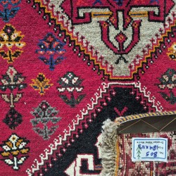 Persian Qashqai Nomadic Rug 184cm x 113cm – Red Tribal Wool Rug