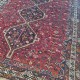 Vegetable Dyed Persian Shiraz Rug 291cm x 215cm – Natural Wool Red Mix Colours Vegetable Dyed Persian Shiraz Rug 291cm x 215cm – Natural Wool Red Mix Colours