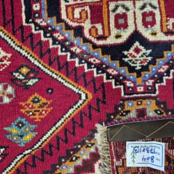 Persian Shiraz Rug 173cm x 113cm – Red Tribal Wool Rug 