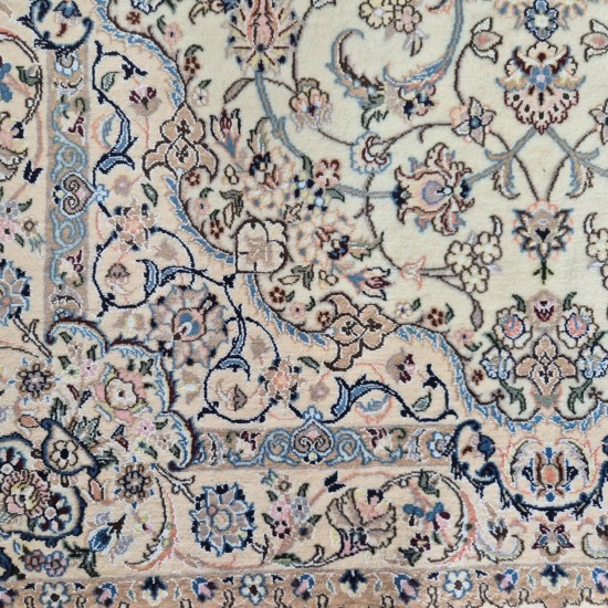 Super Fine Persian Tabriz Rug 220cm x 132cm – Wool & Silk 50 Raj Kurk Wool