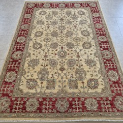 Farahan Ziegler Rug 238cm x 170cm – Cream & Terracotta Natural Wool Rug