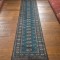 Bokhara Runner 308cm x 79cm – Rare Teal Luxury Wool Runner  Authentic Bokhara 