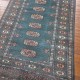 Bokhara Runner 308cm x 79cm – Rare Teal Luxury Wool Runner Authentic Bokhara Bokhara Runner 308cm x 79cm – Rare Teal Luxury Wool Runner Authentic Bokhara