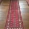 Bokhara Runner 295cm x 80cm – Rich Red Wool Runner  Authentic Bokhara Runner 