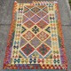 Handwoven Afghan Kilim Rug – 153cm x 101cm