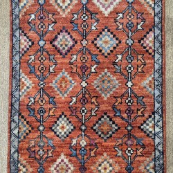 Afghan Ersari Rug 91cm x 60cm – Ghazni Natural Wool Tribal Rug  Authentic