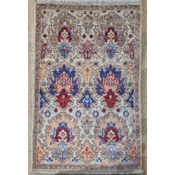 Ersari Rug 90cm x 60cm – Grey & Silver Tones Ghazni Wool Rug Ersari Rug 90cm x 60cm – Grey & Silver Tones Ghazni Wool Rug