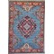 Ariana Ersari Rug 90cm x 60cm – Blue Tones Handmade Wool Rug 